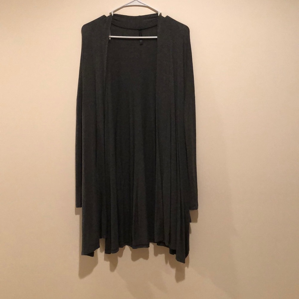 Long cardigan!